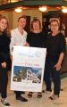 Poster handover to sponsors of the Putbus Theatre Friends` Association